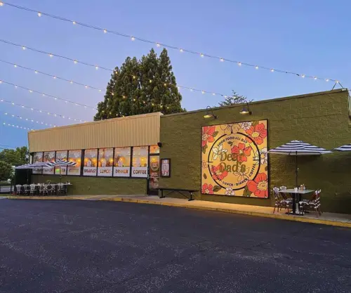 outside of dear dad's in Greensboro NC