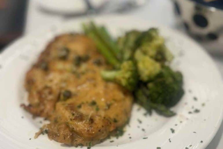 delicious dish at blue anchor in orlando