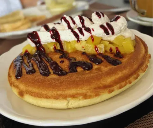 pancakes at eat art love in st. Petersburg florida