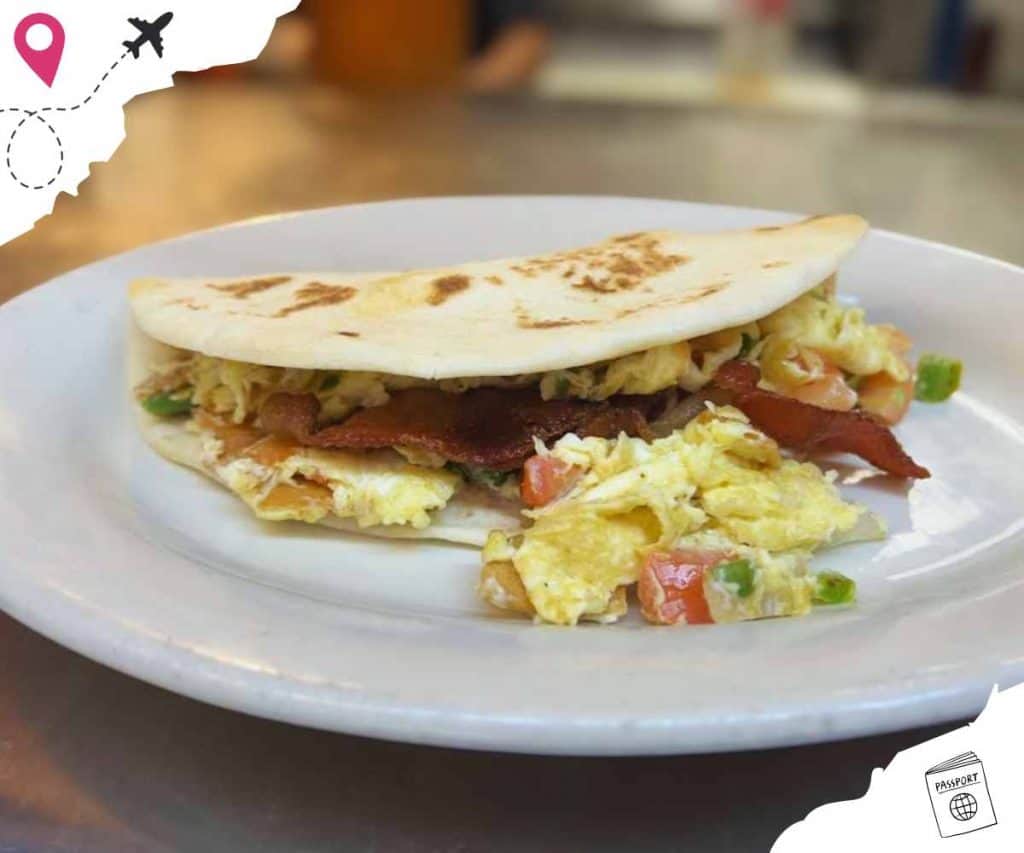 breakfast taco at ruthie's in San Antonio texas