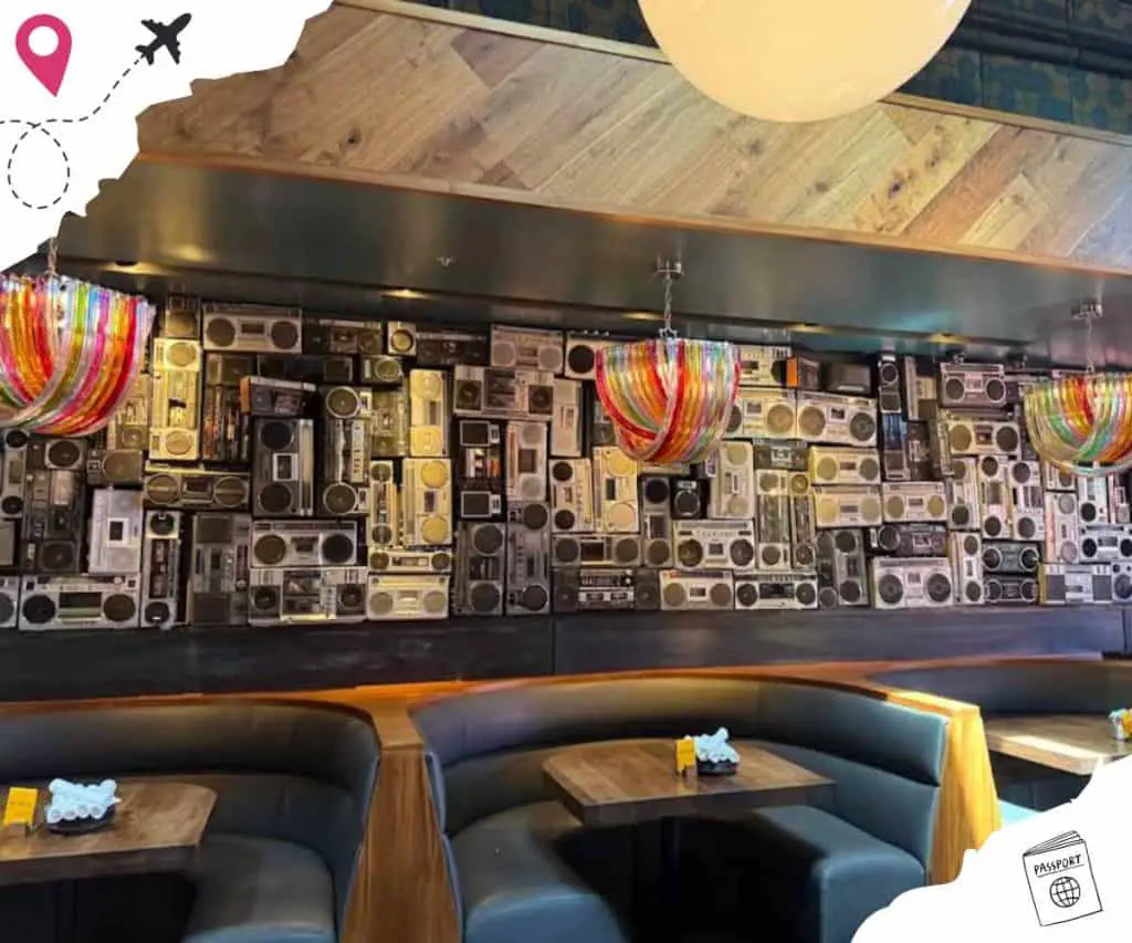 inside Postino's in Irvine California