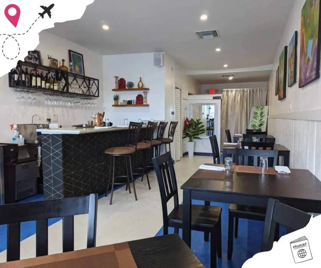 inside interior of eat art love in st. Petersburg florida