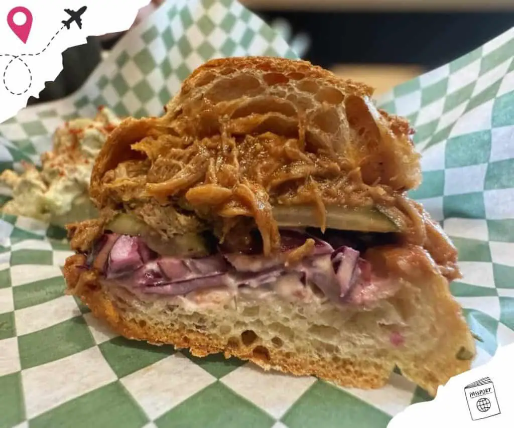 BBQ sandwich at Don & charly's in Boise idaho