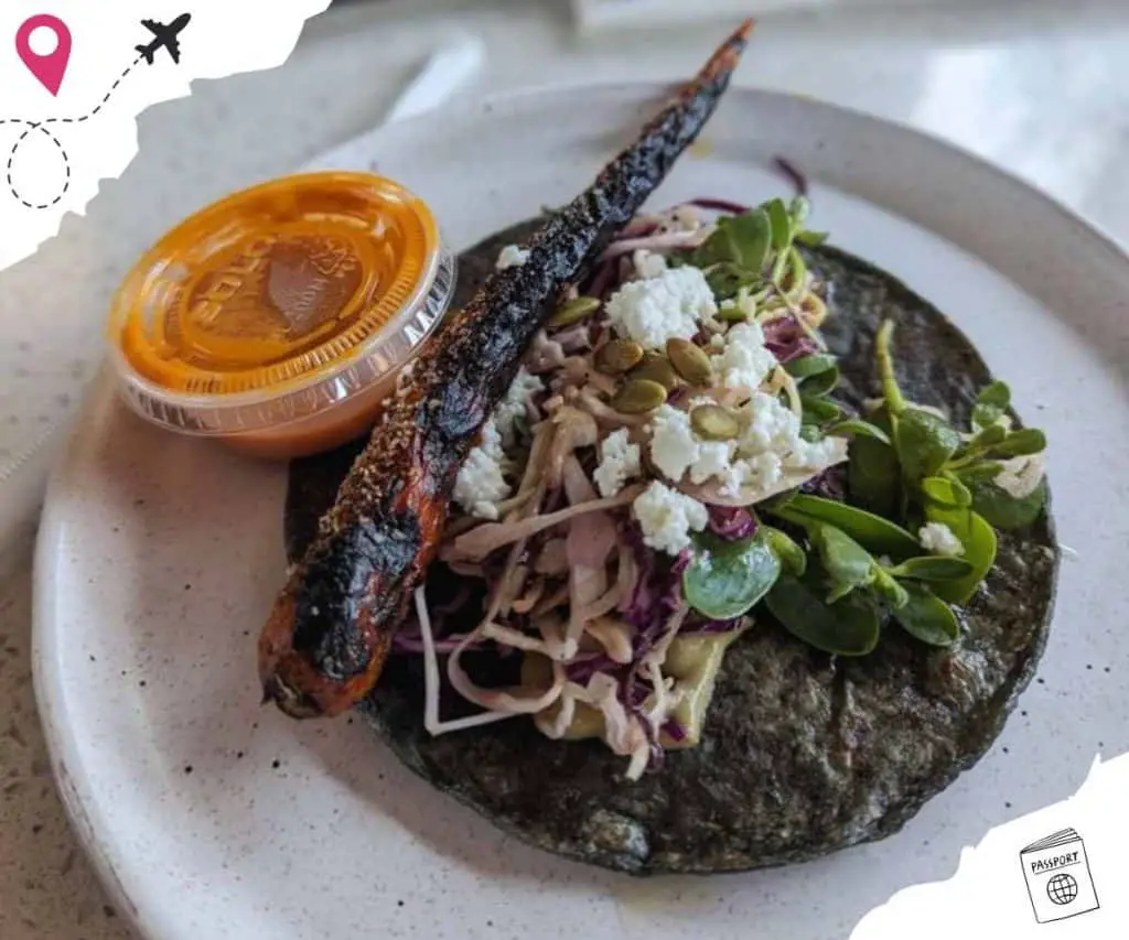 Taco de Zanahoriaj at casaEma in Houston Texas