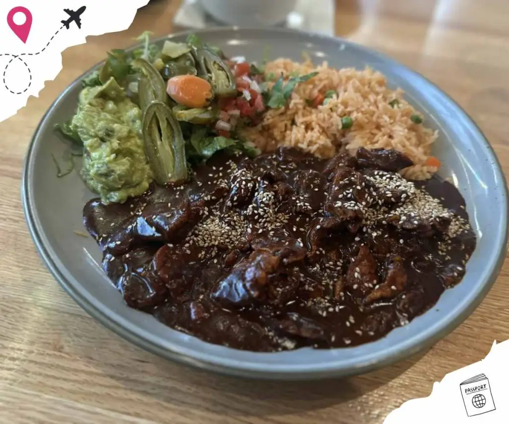 chicken mole at mextizo in cedar rapids iowa