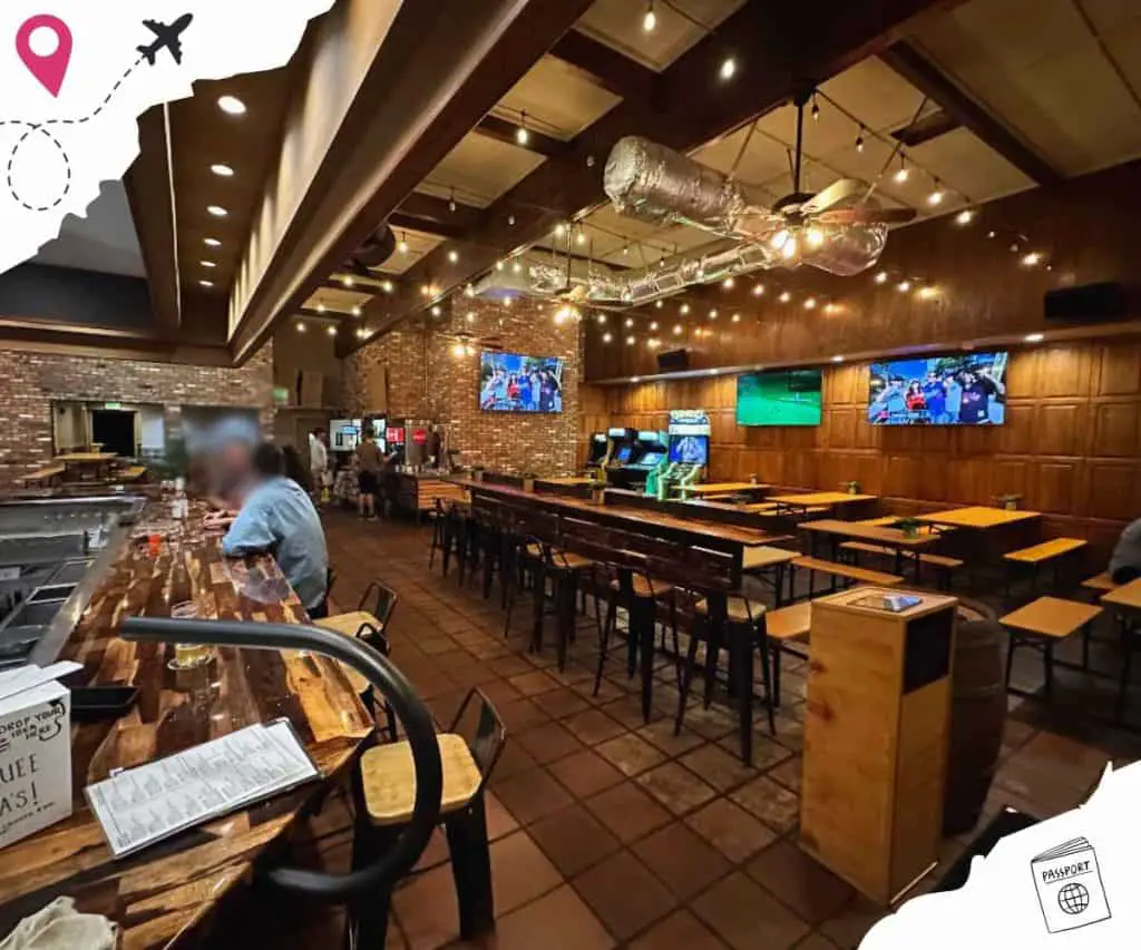 inside riip's beer and pizzeria in Huntington Beach california