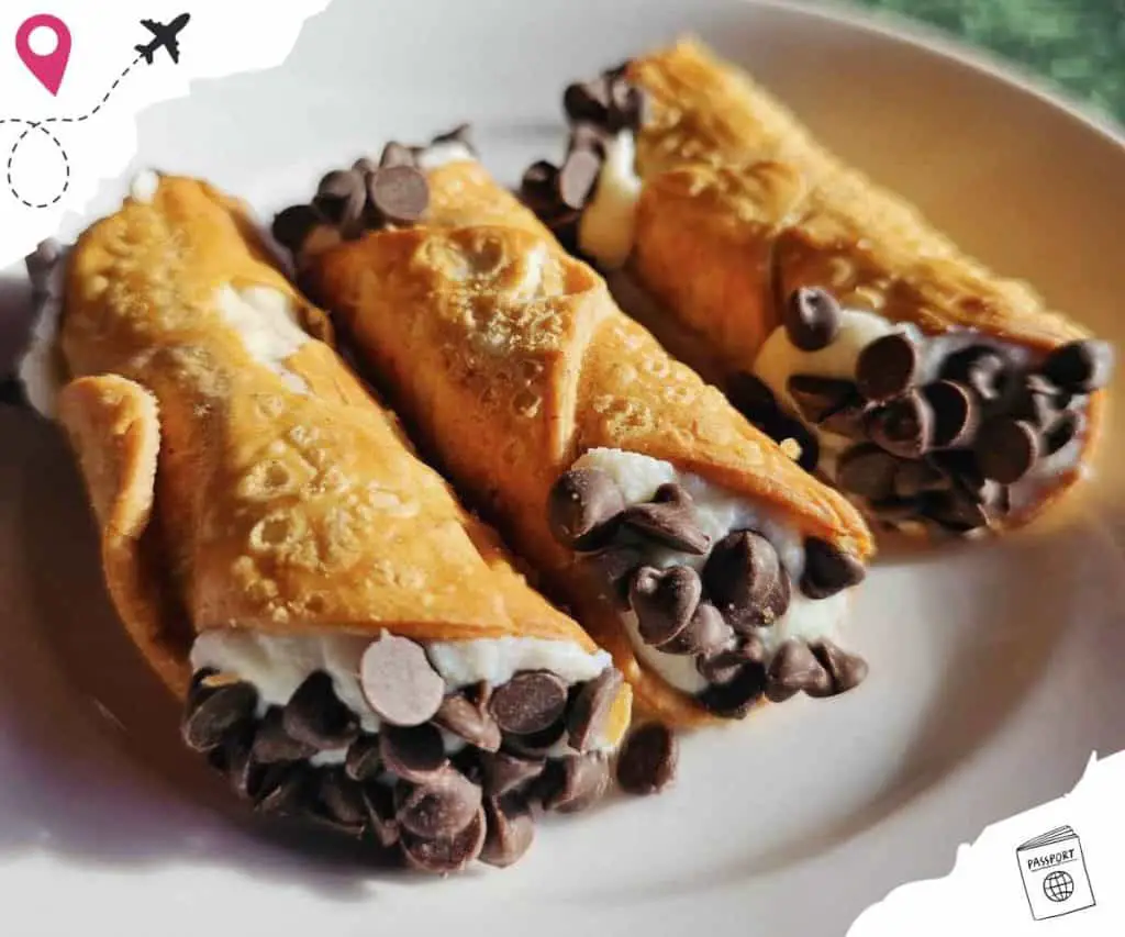 cannolis at Ang an Eddies in Wisconsin