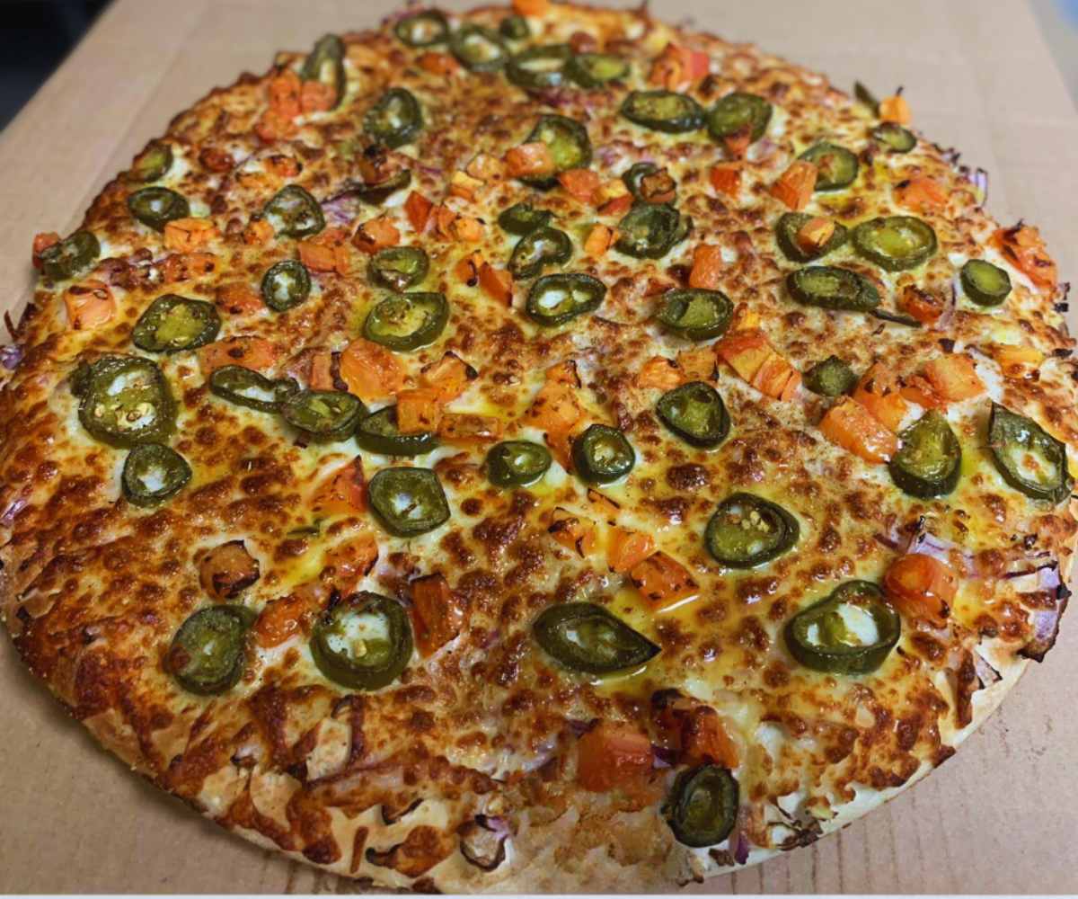 pizza at curry in a hurry in Kent Washington