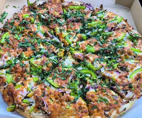 pizza at curry in a hurry in Kent washington