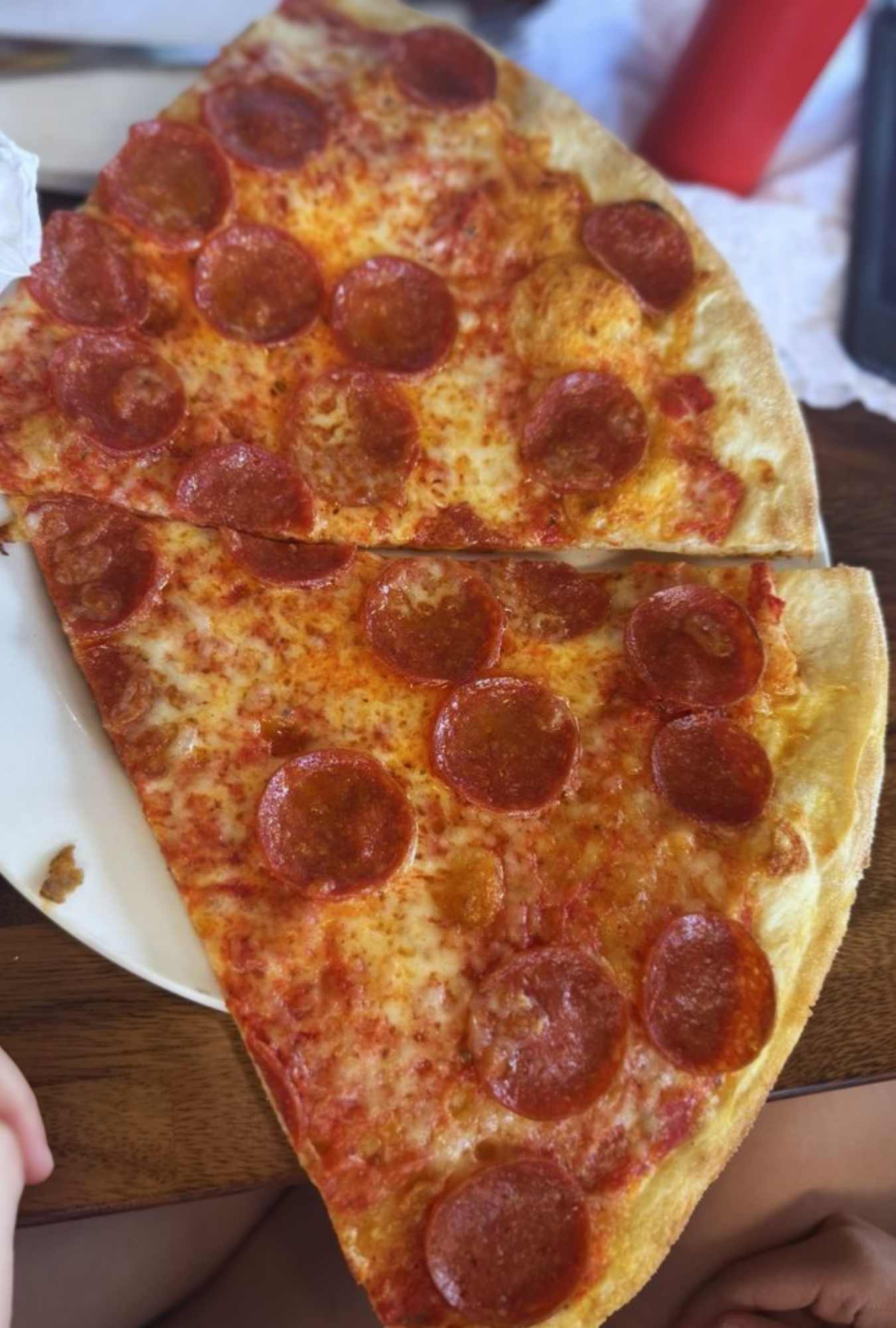 pepperoni pizza at casa Della Luce in Westerly Rhode island