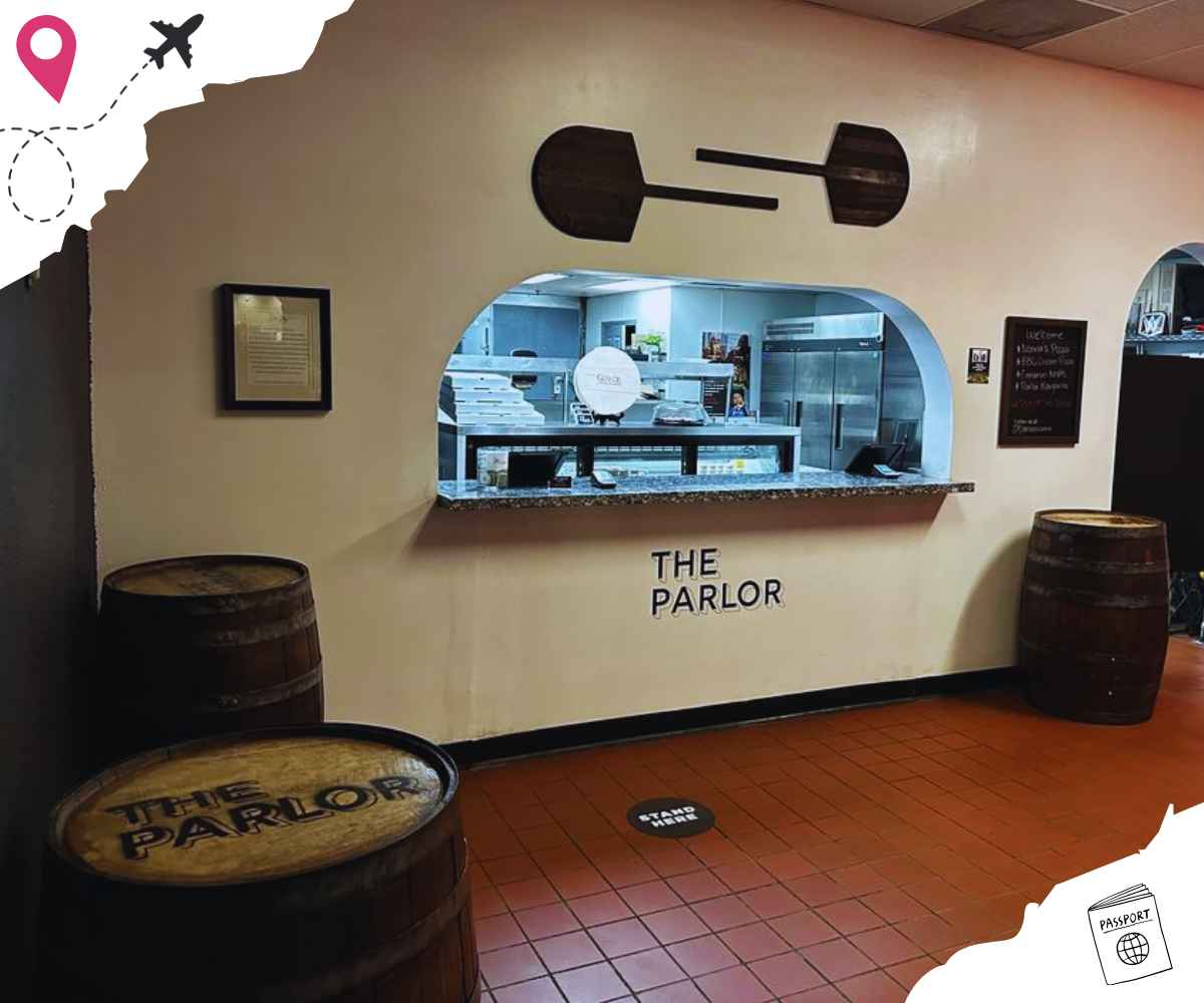 inside the parlor pizzeria in rancho Cucamonga ca