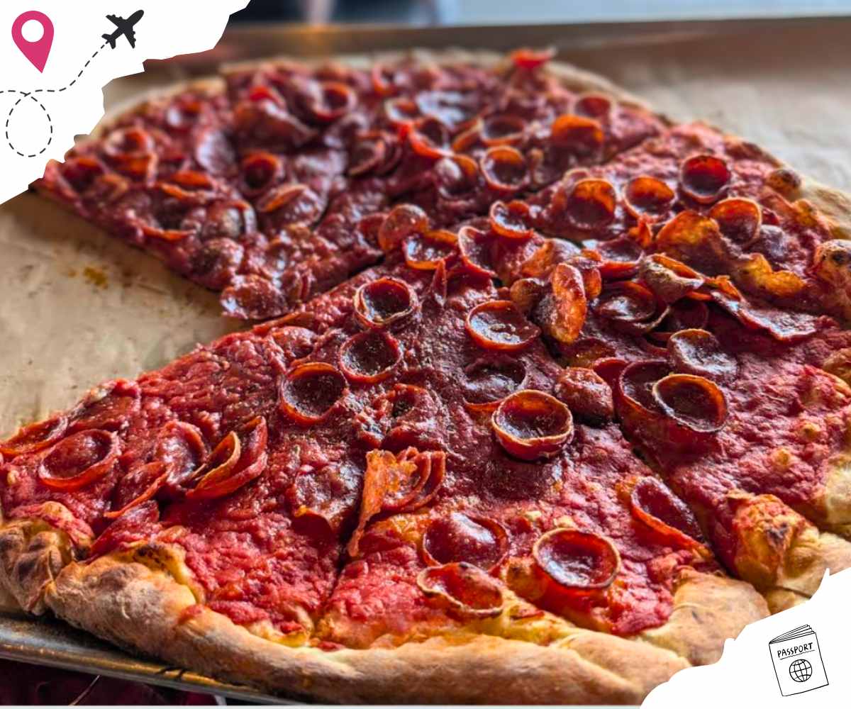 amazing pepperoni pizza at fortunate son in garland texas