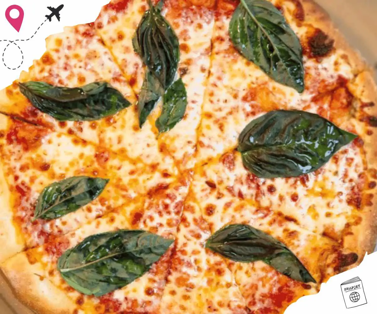 margherita pizza at pronto new York style pizza in Oklahoma city OK