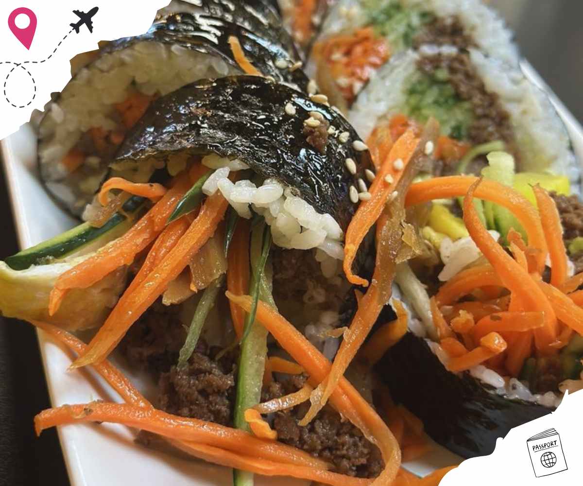 beef gimbab at Seoul 1979 in rancho Cordova california