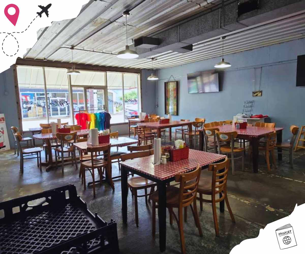 inside bill's hamburgers in Amory ms