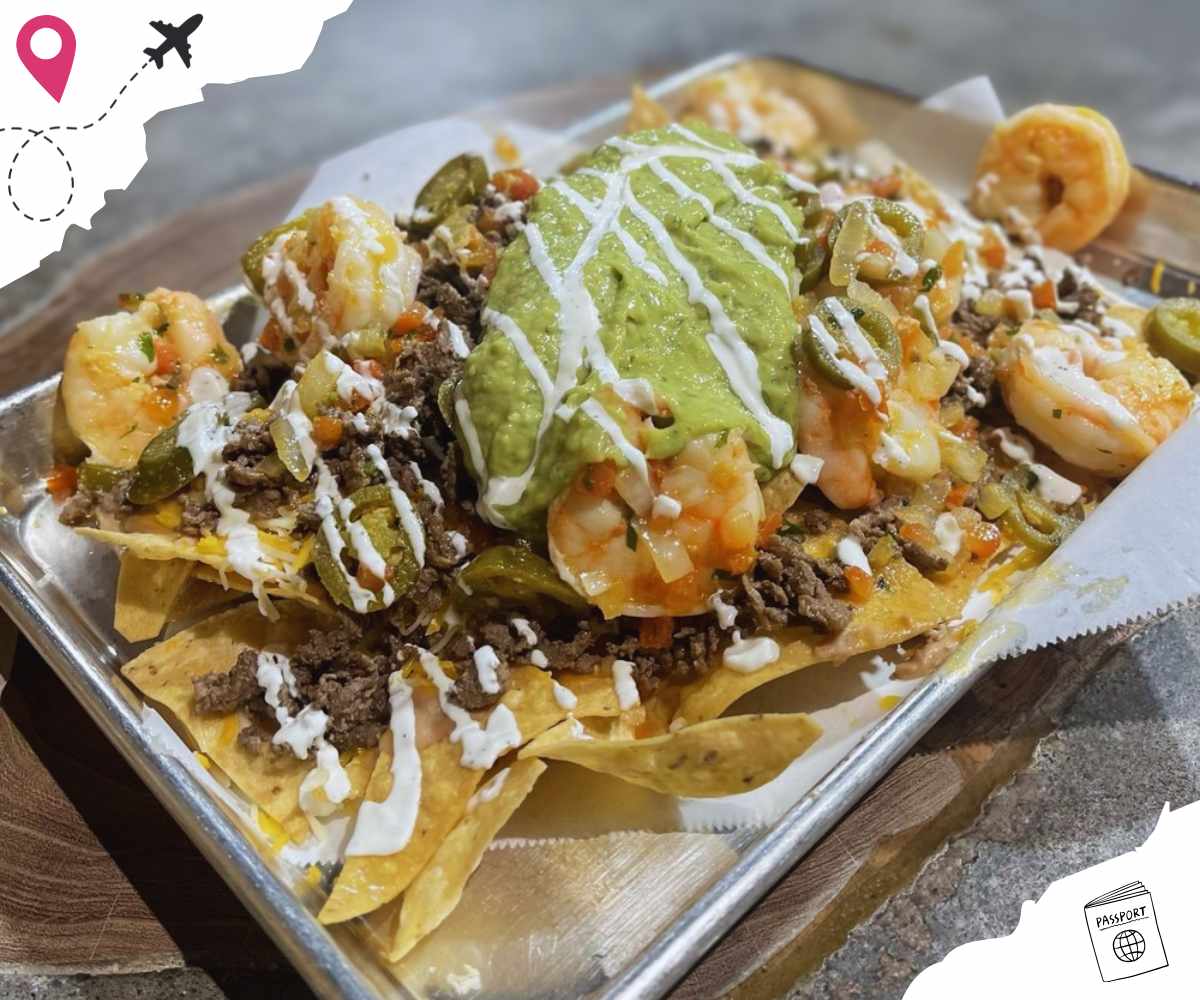surf and turf nachos at Sonora grill in Moreno valley california