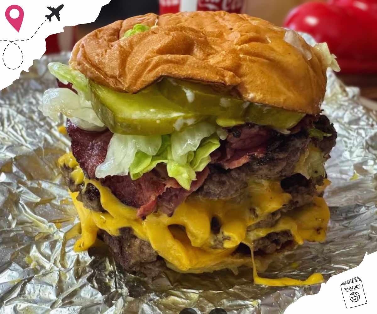 burger at patty shack in salt lake city urah