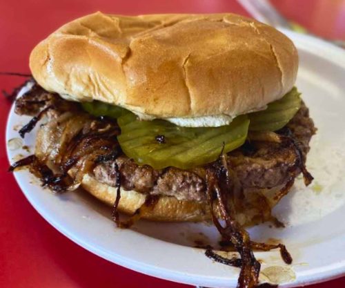 perfect burter at robert's grill in El Reno oklahoma