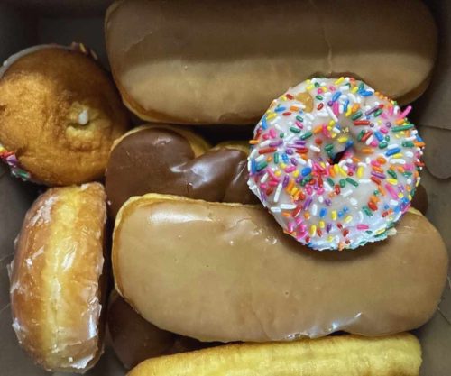 donuts at howard's donuts & deli in San Bernardino ca