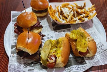sliders at sly's sliders and fries in savannah GA
