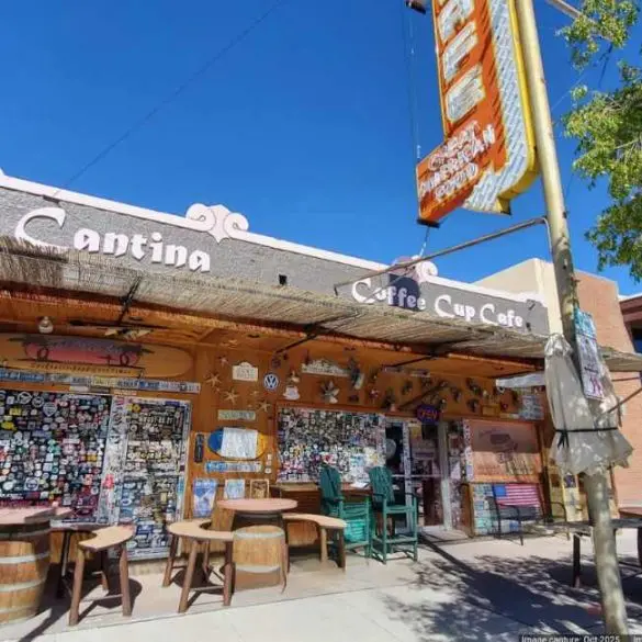 outside the coffee cup cafe in boulder city nevada
