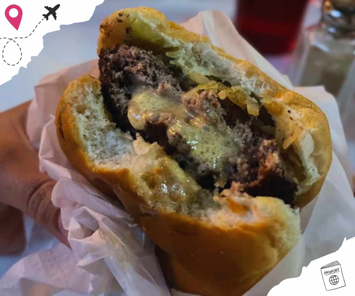 the ever popular juicy lucy iat Matt's Bar in Minneapolis, MN