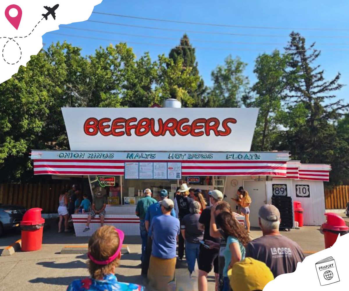 outside in & out's beefburgers in Livingston montana