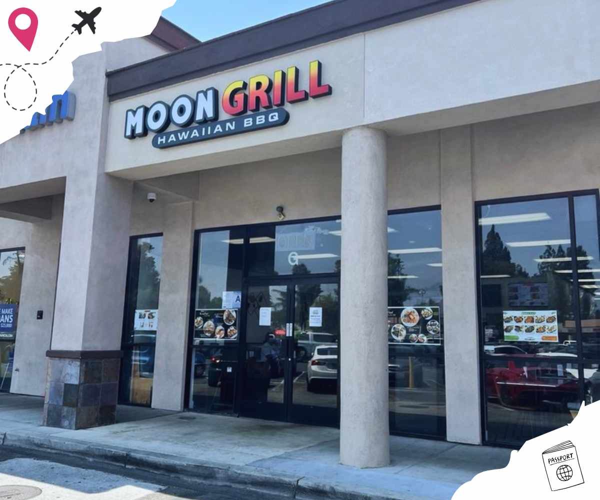 outside of moon grill Hawaiian bbq in Ontario california