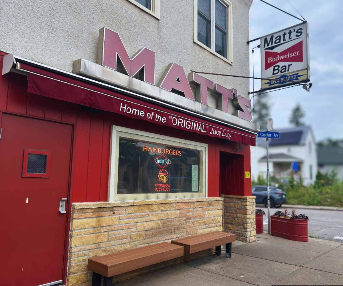 outside of matt's Bar in Minneapolis, Minnesota