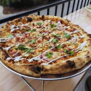 dude ranch pizza at odie's pizza in oceanside california