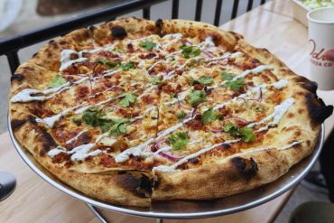 dude ranch pizza at odie's pizza in oceanside california