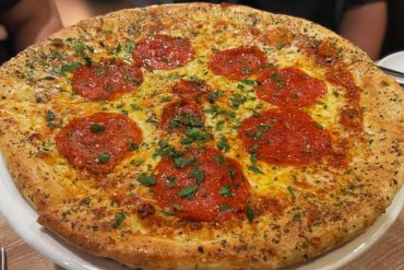 pizza at fiume's pizzeria in San Antonio texas