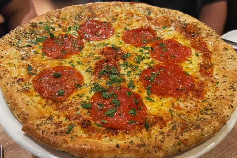 pizza at fiume's pizzeria in San Antonio texas