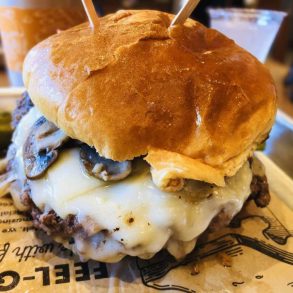 cheeseburger at the melt in Danville, California
