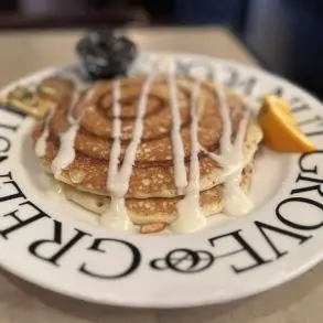 Pancakes at greenstreet cafe in Miami, FL