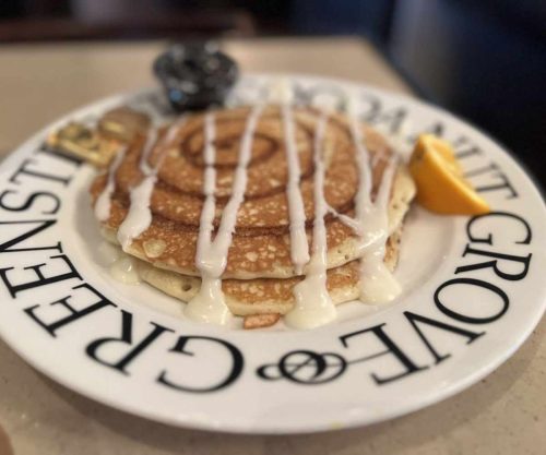 Pancakes at greenstreet cafe in Miami, FL