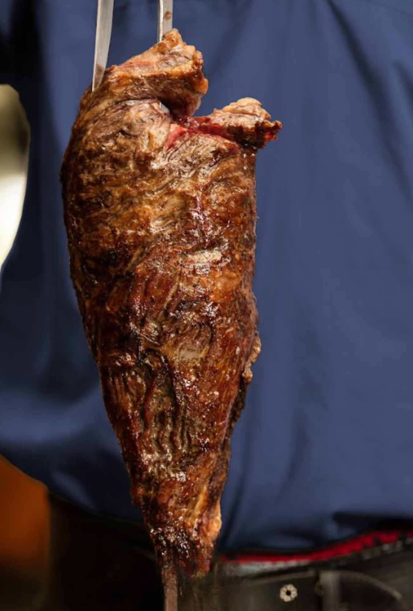 grilled meat skewer at rodizio grill in Mesa arizona