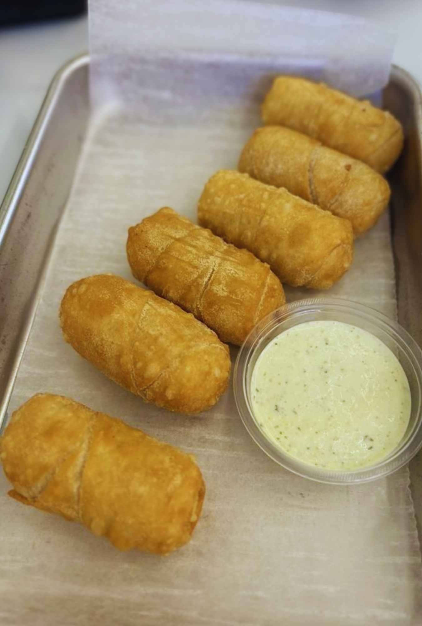 tequenos at Cowy Burger in Miami florida