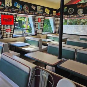 inside woody's drive in in Murray utah