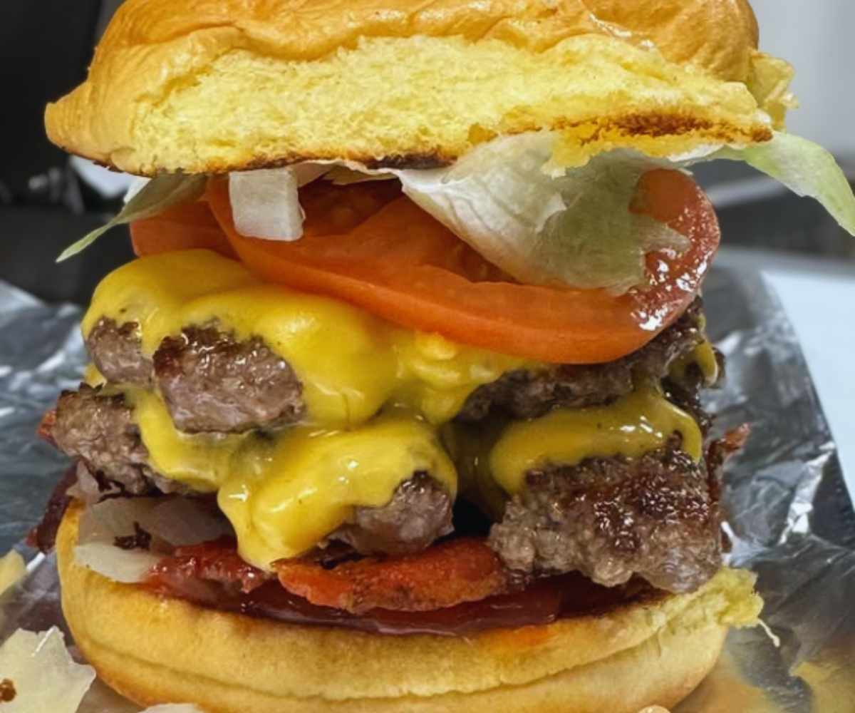 burger at patty shack in Milwaukee wisconsin