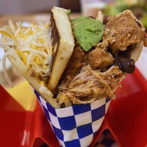 arepa at aleida's restaurant in cedar park texas