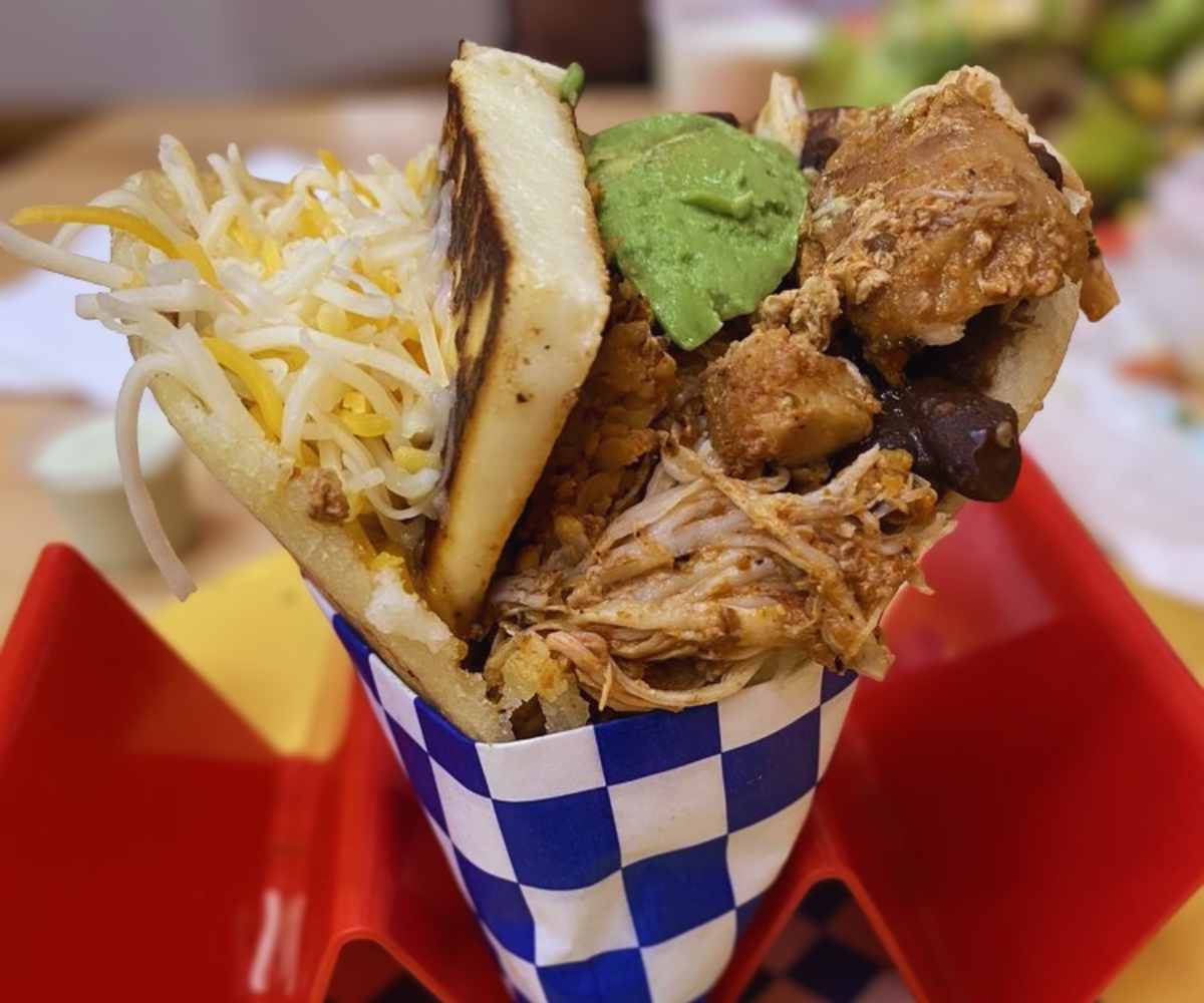 arepa at aleida's restaurant in cedar park texas