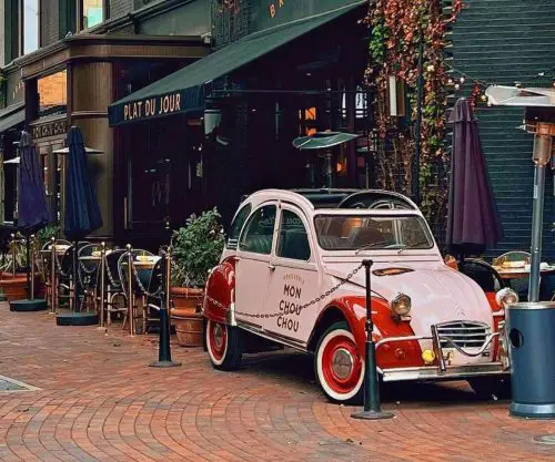 outside Mon chou chou in San Antonio texas