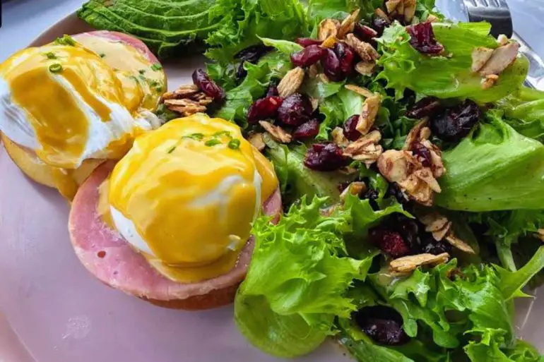 eggs Benedict at box St. all day in San Antonio texas