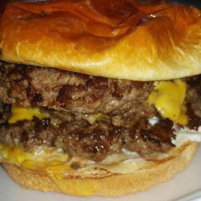 double cheeseburger at taste of Detroit in Brandon mississippi