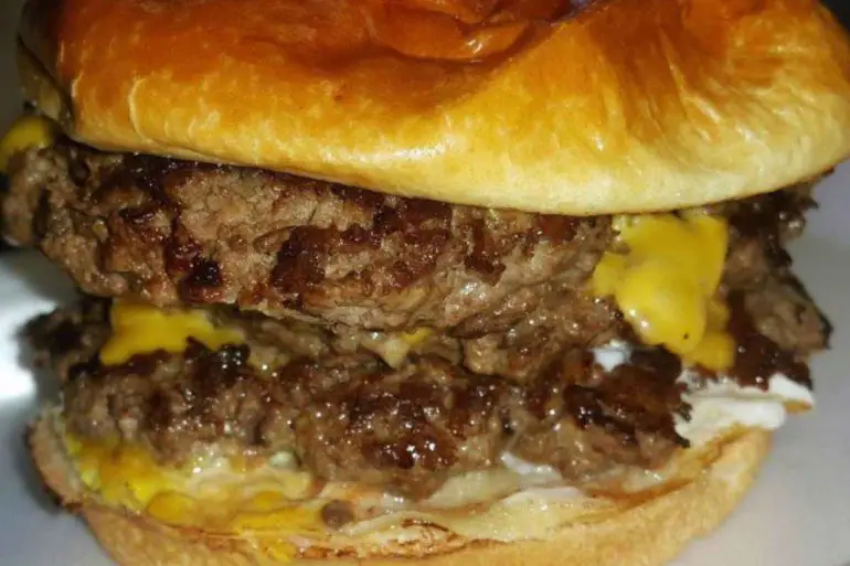 double cheeseburger at taste of Detroit in Brandon mississippi