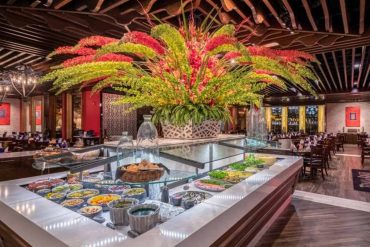 salad bar at Texas de Brazil in Las Vegas nevada