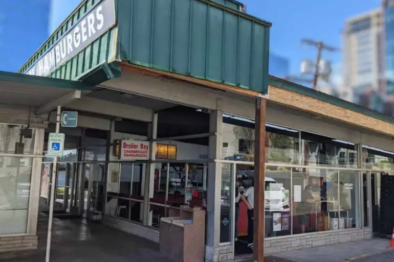 exterior broiler bay hamburgers in Bellevue washington