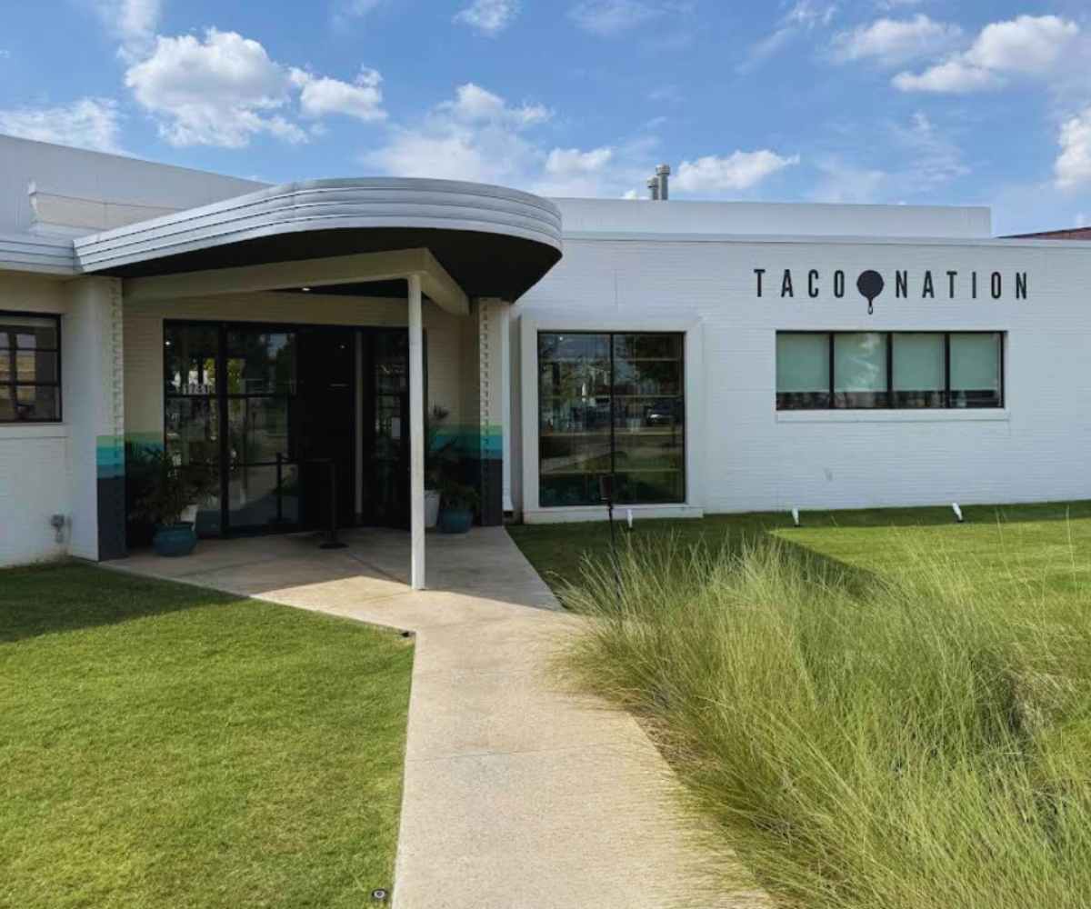 Outside Taco Nation in Oklahoma City, OK