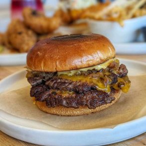 Cosmos burger at cosmos burgers